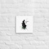 Samurai Green Leaf Canvas