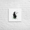 Samurai Green Leaf Canvas