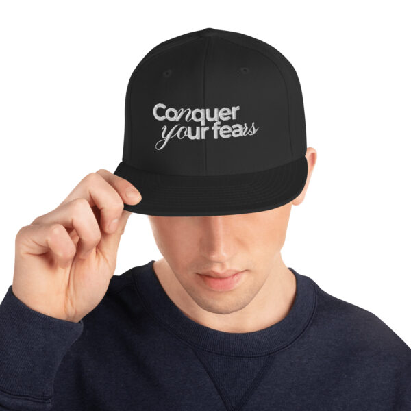 Conquer Your Fears Snapback Hat