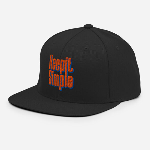 Keep It Simple Snapback Hat
