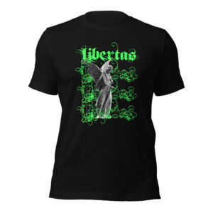 Statue Libertas Wings T-Shirt