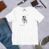 y2k white t-shirt astronaut - monark shop - cyberpunk apparel